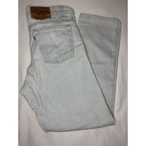 Vintage‎ Levi's 550 Relaxed Fit Tapered Leg Denim Blue Jeans Made In USA 31x30